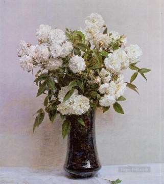 Henri Fantin Latour Painting - Fairy Roses Henri Fantin Latour
